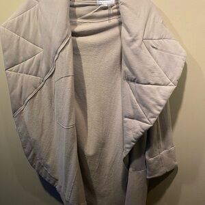Young Fabulous & Broke Quilted Gray Cardigan